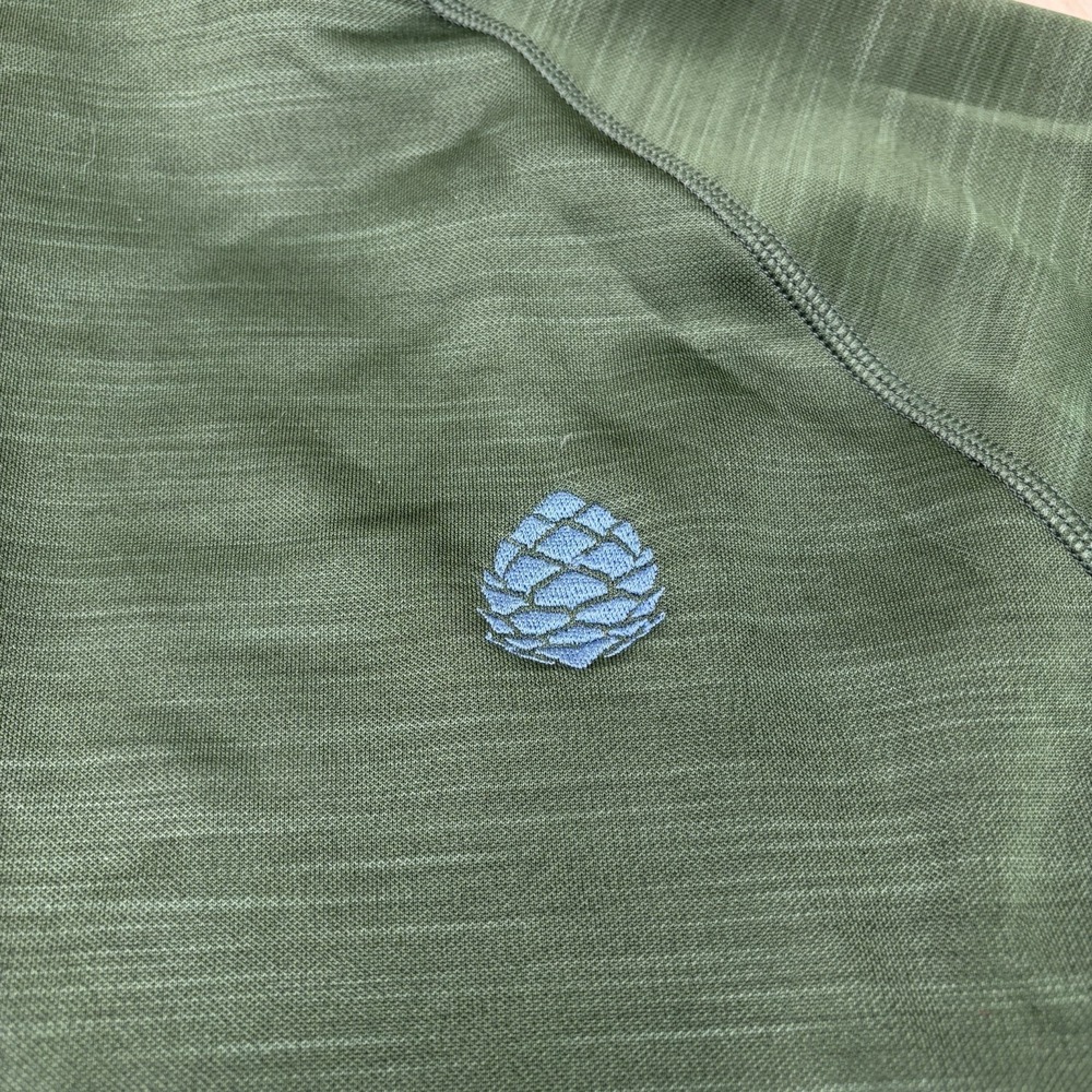Stio Men's Gannett Peak Fleece 1/2 Zip Pullover Sweater Green Size Small Stretch - Picture 13 of 16